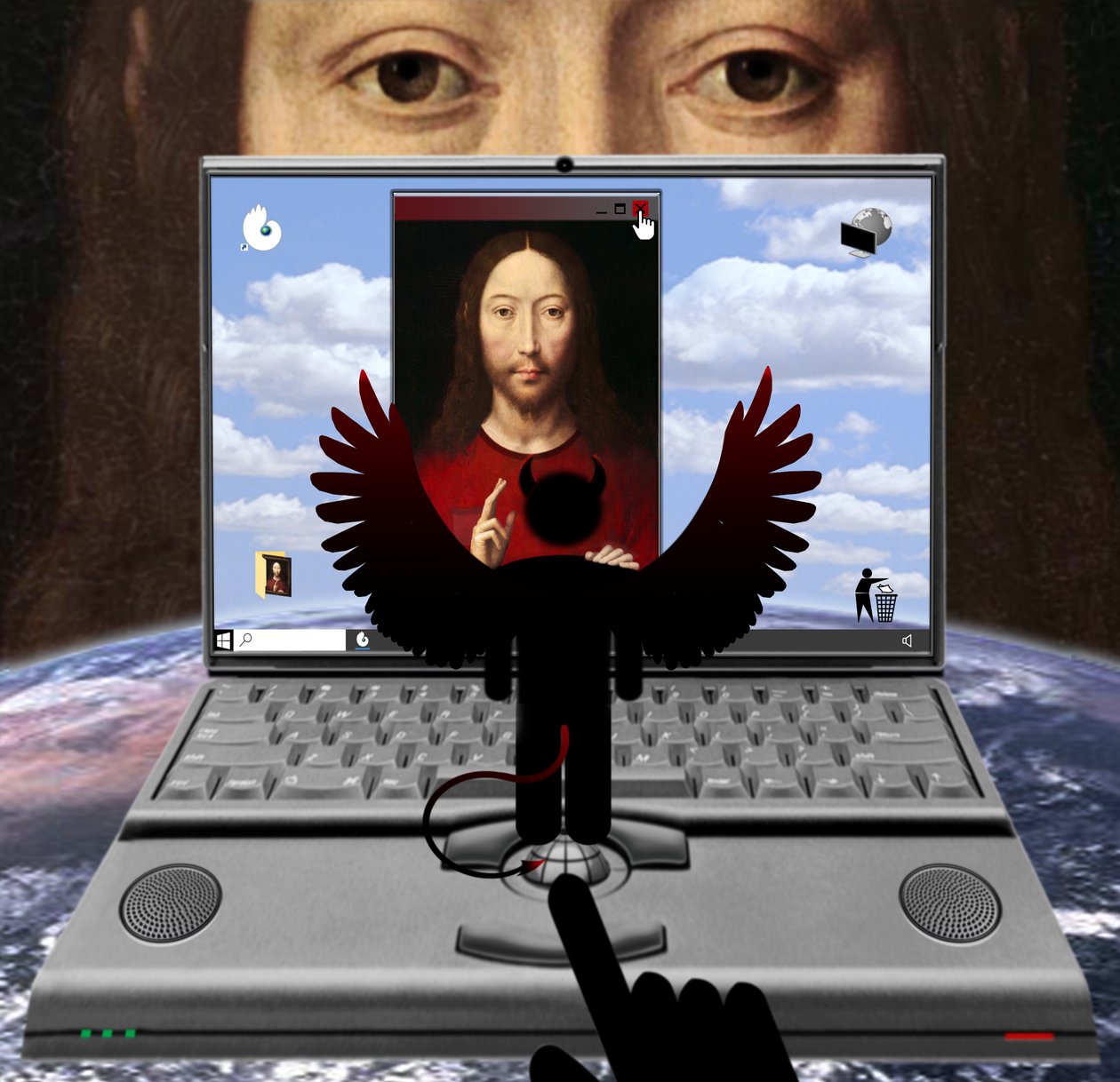 Debata - dialog (z serii: Windows) autorstwa Alexander Eibach