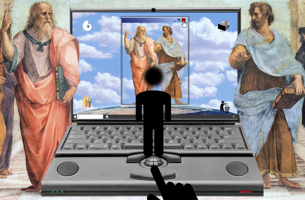 Niekończąca się rozmowa (z serii: Windows) autorstwa Alexander Eibach