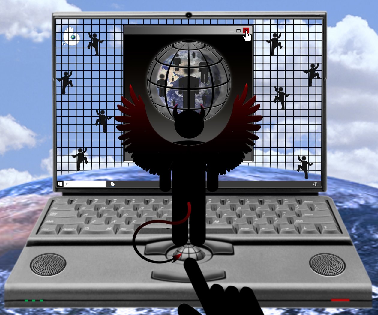 Alcatraz (Devil´s Island) - aus der Serie Windows autorstwa Alexander Eibach