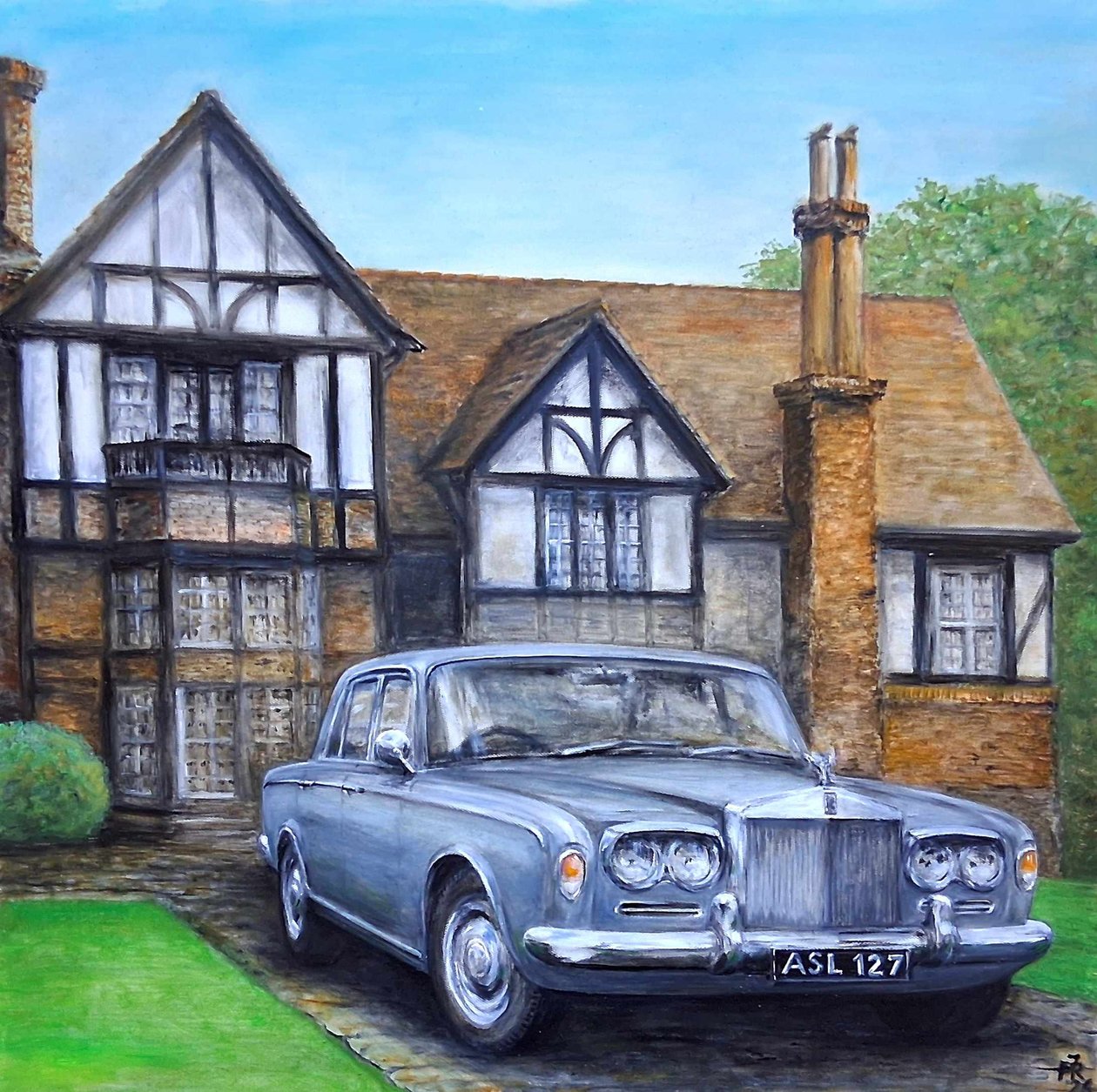 Rolls Royce Silver Shadow autorstwa Jörg-Peter Rabe