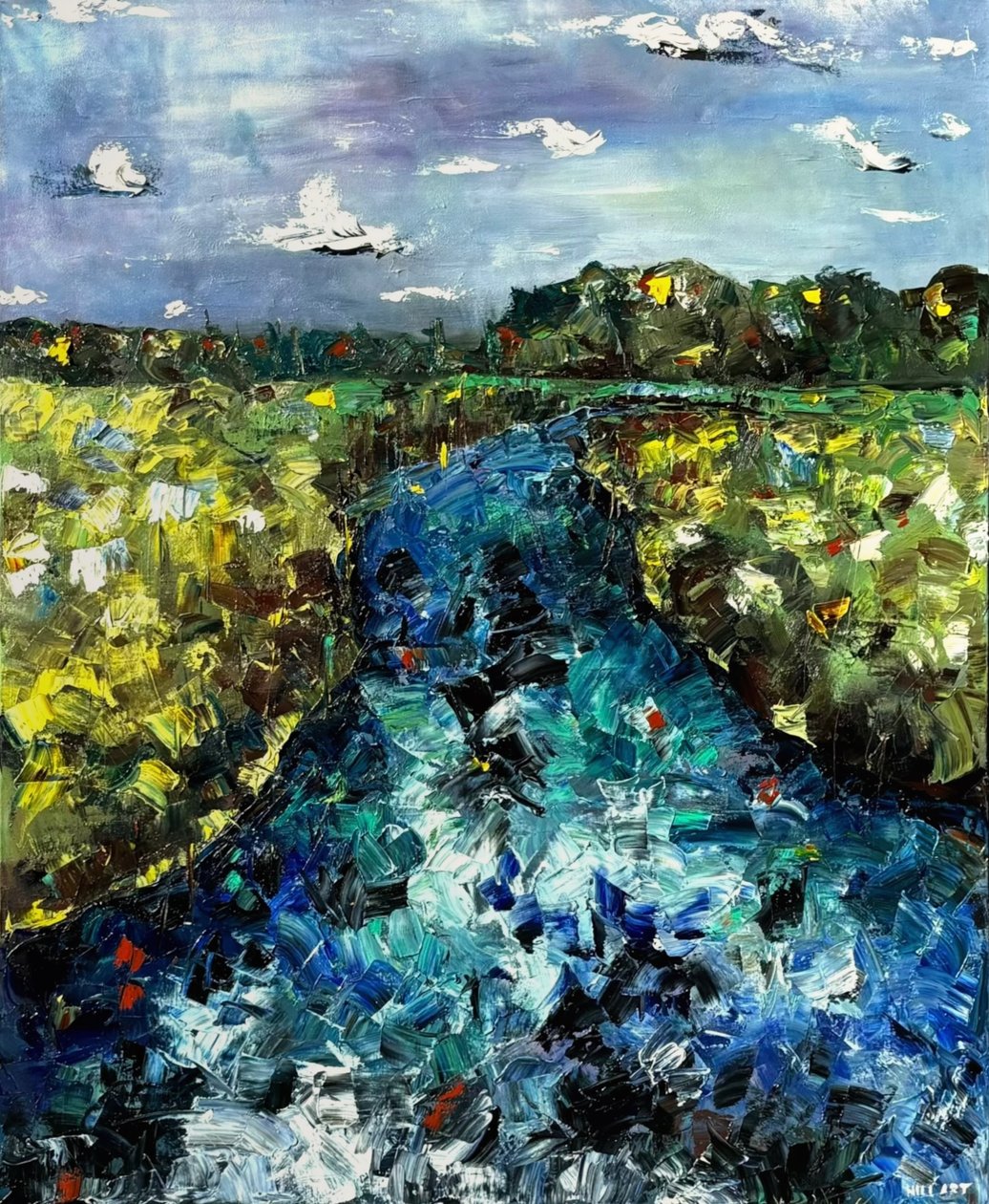 W rzece autorstwa HILI ART Tetiana Brzozowski