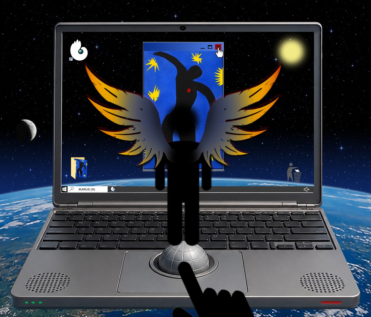 IKAR (III) (z serii WINDOWS) autorstwa Alexander Eibach