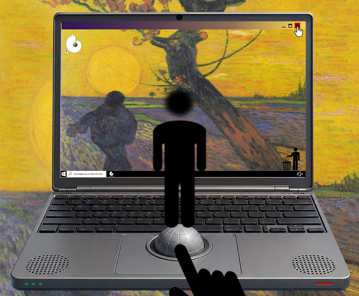 Spotkanie świata i ziemi (z serii Windows) autorstwa Alexander Eibach