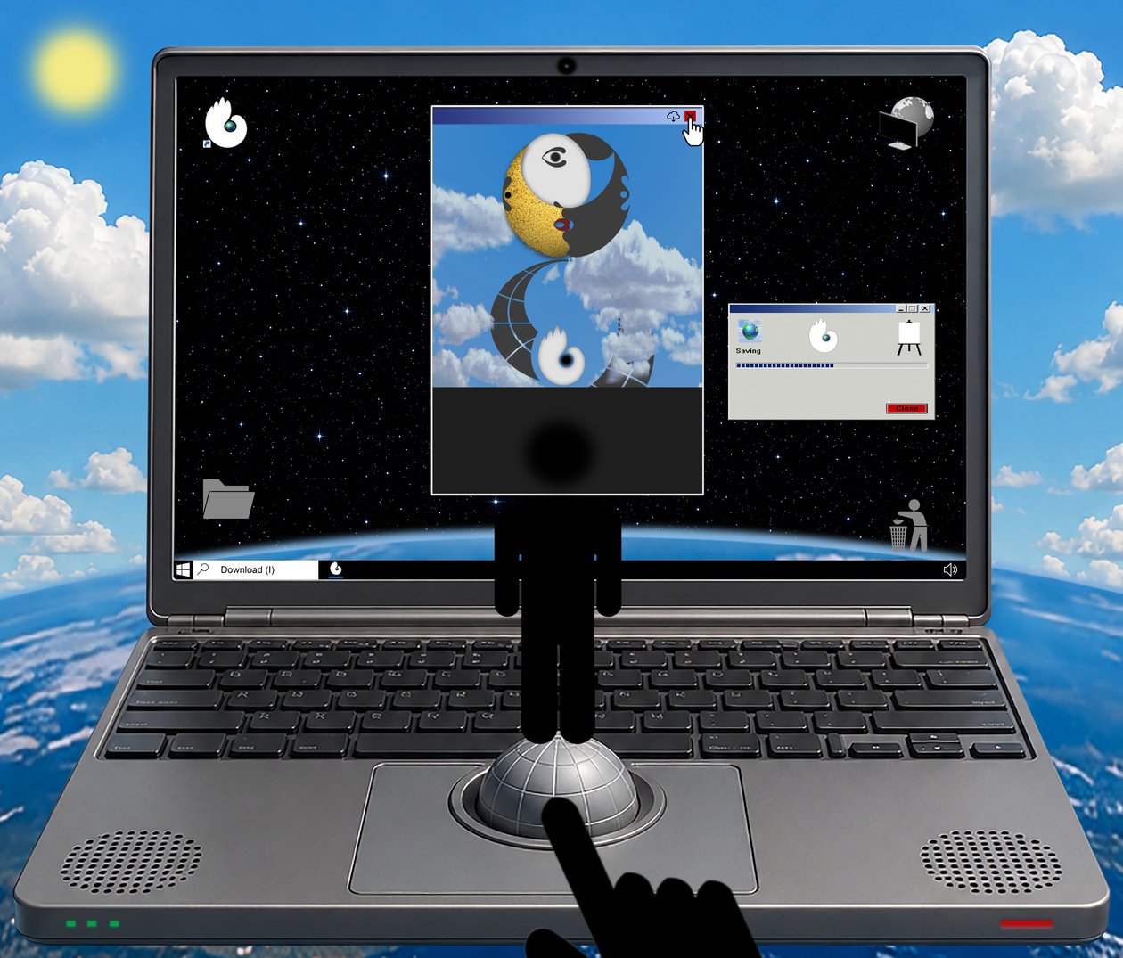 Pobieranie (I) (z serii Windows) autorstwa Alexander Eibach