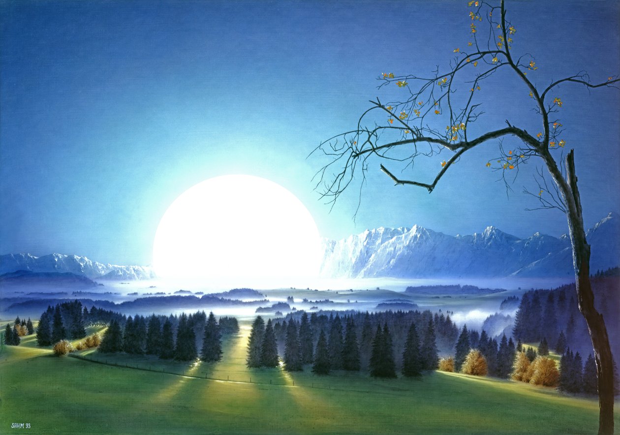 Leśna polana autorstwa Hans-Werner Sahm
