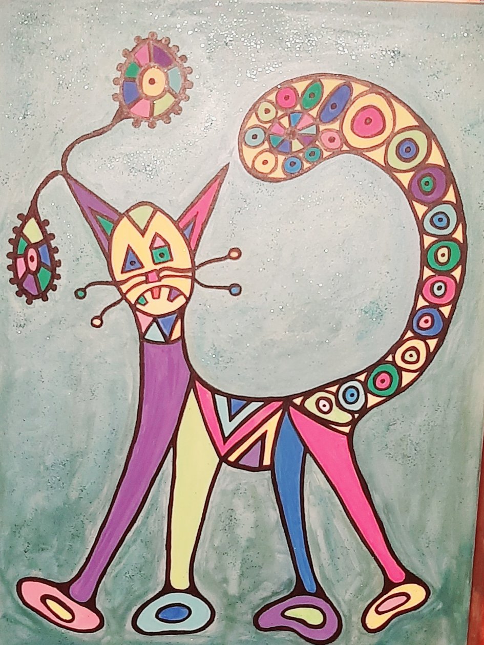 Sfrustrowany kot autorstwa Steffi_Seiler_Art