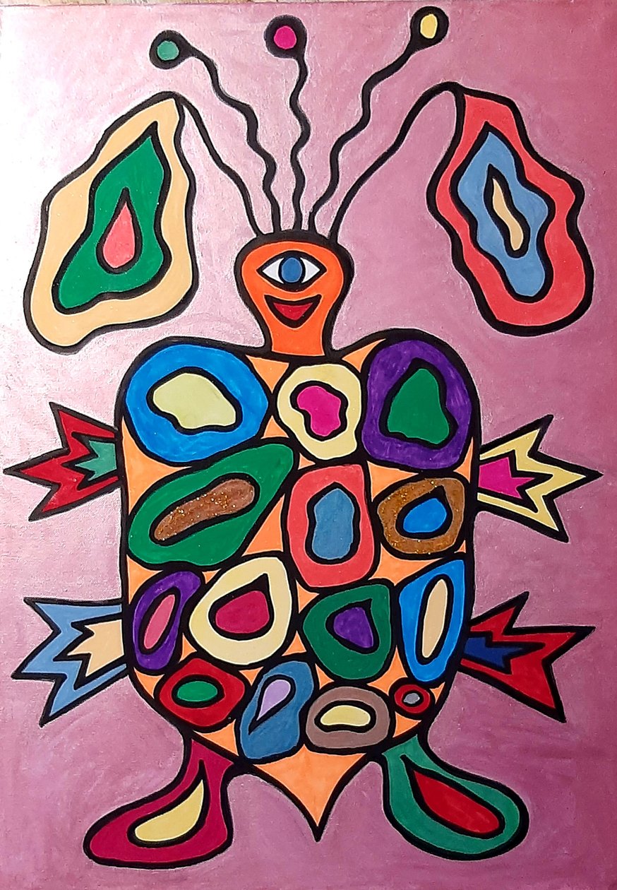 Sam, żółw autorstwa Steffi_Seiler_Art