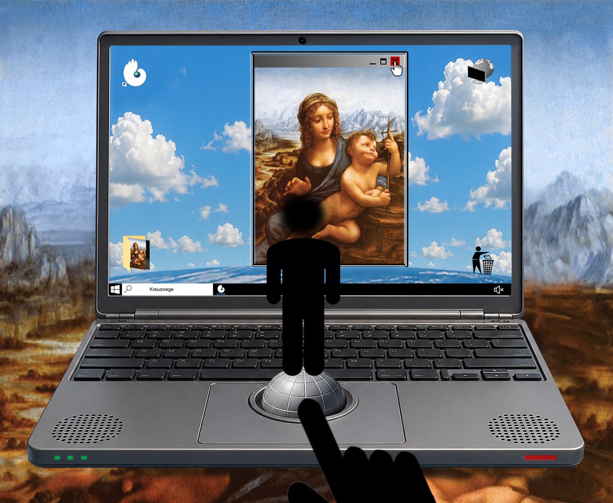Kreuzwege (I) (aus der Serie WINDOWS) autorstwa Alexander Eibach