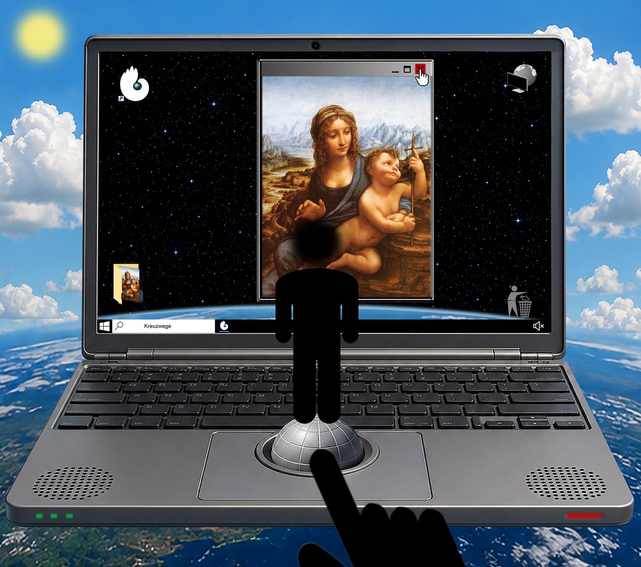 Kreuzwege (II) (aus der Serie WINDOWS) autorstwa Alexander Eibach