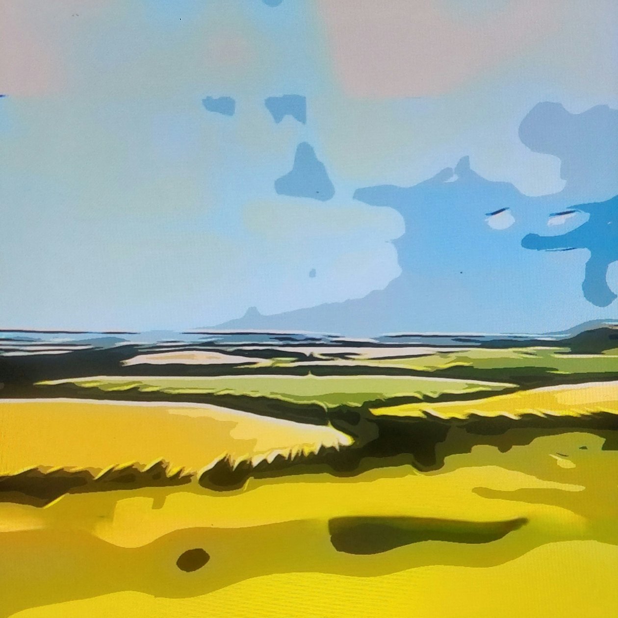 Digitale Landschaft 02 autorstwa M. Vet