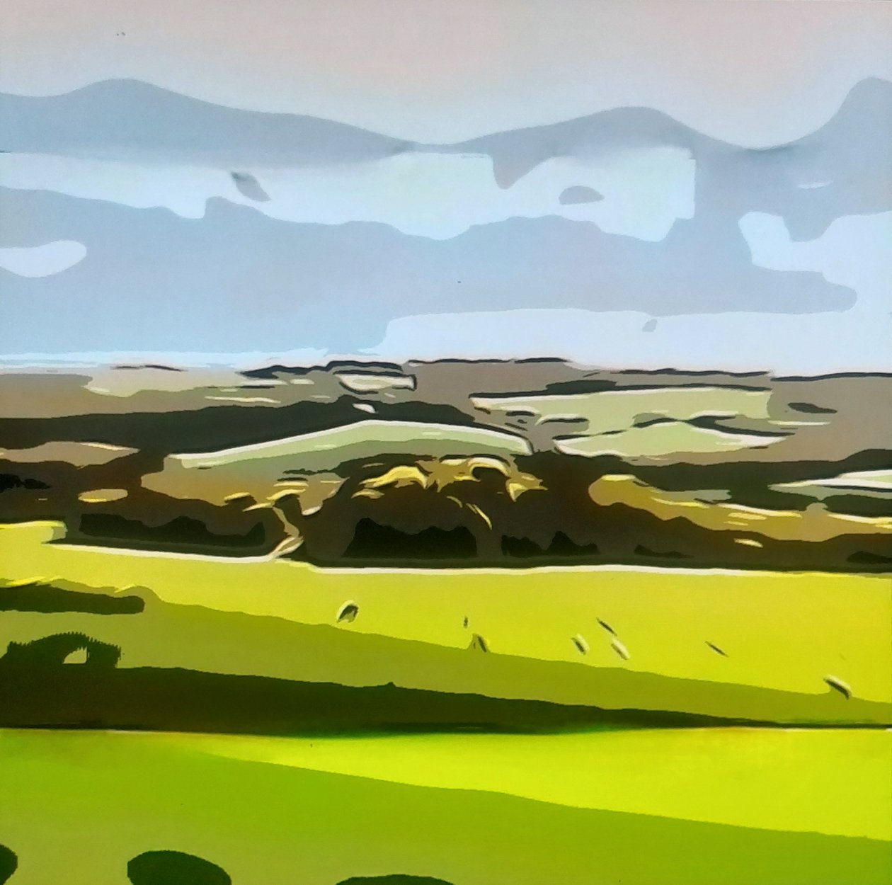 Digitale Landschaft 04 autorstwa M. Vet