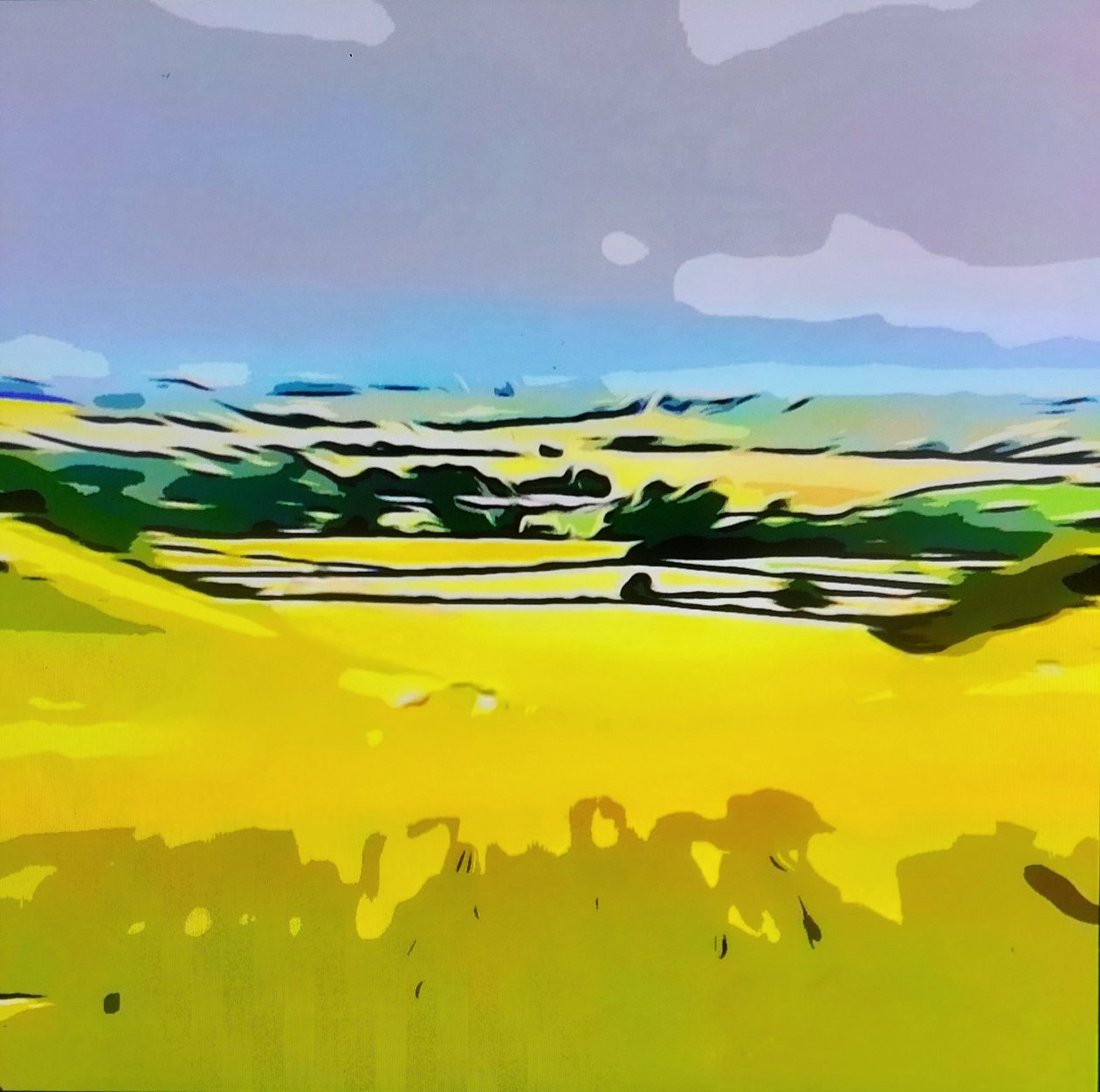 Digitale Landschaft 06 autorstwa M. Vet