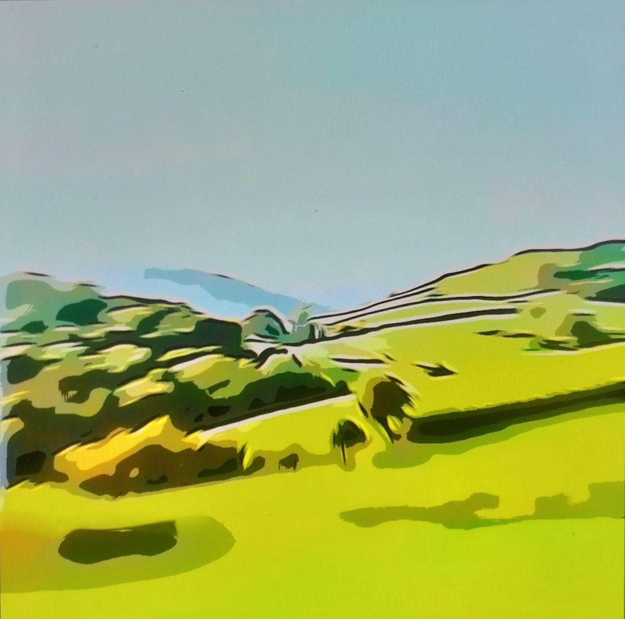 Digitale Landschaft 07 autorstwa M. Vet