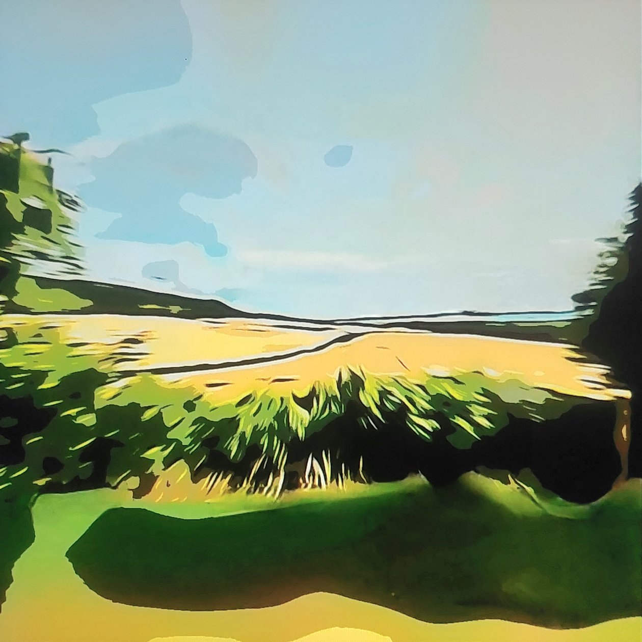 Digitale Landschaft 19 autorstwa M. Vet