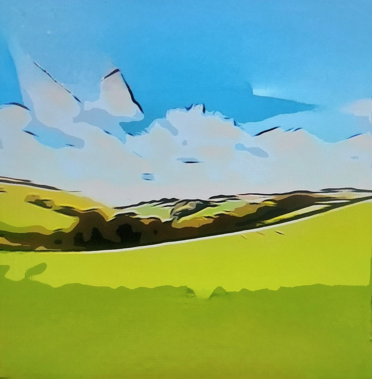 Digitale Landschaft 23 autorstwa M. Vet