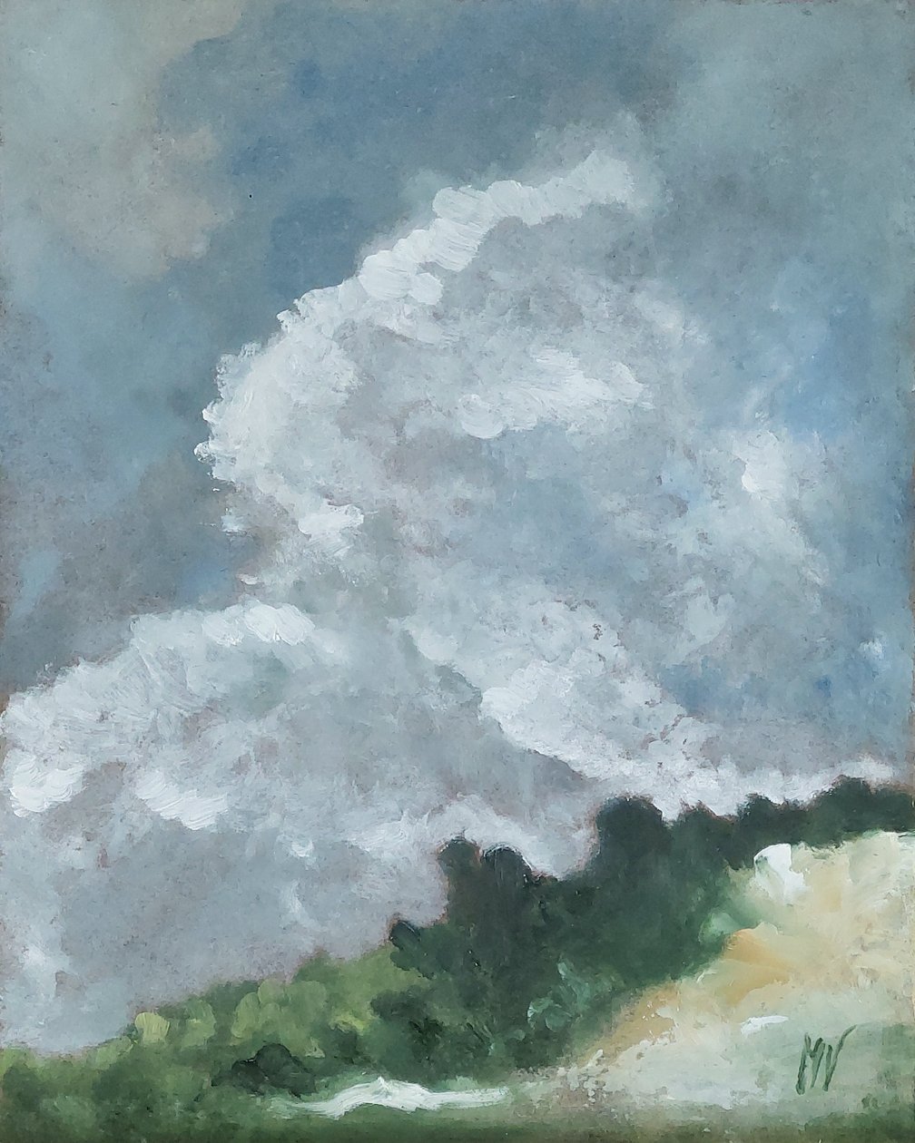 Wolken darüber autorstwa M. Vet