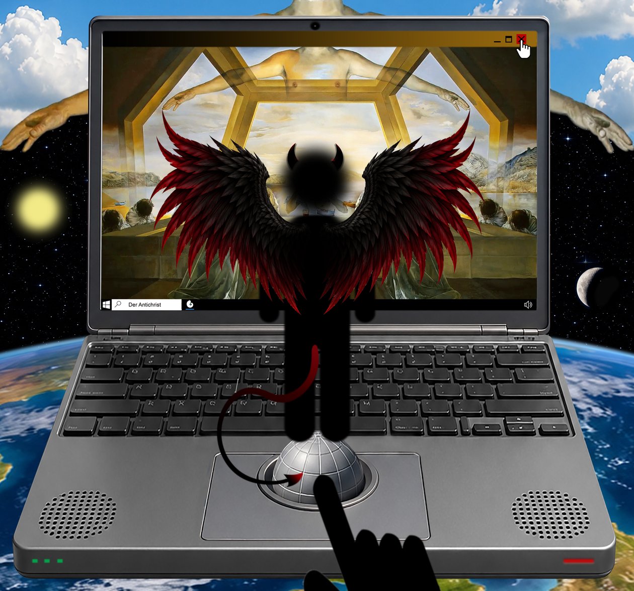 Der Antichrist (I) (aus der Serie WINDOWS) autorstwa Alexander Eibach