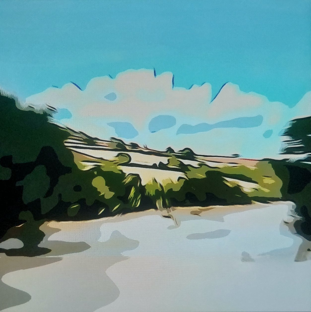 Digitale Landschaft 26 autorstwa M. Vet