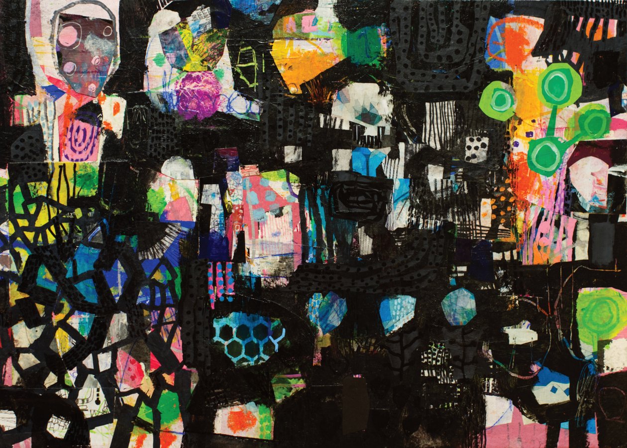 Black Abstraction 8 autorstwa OBOSHI