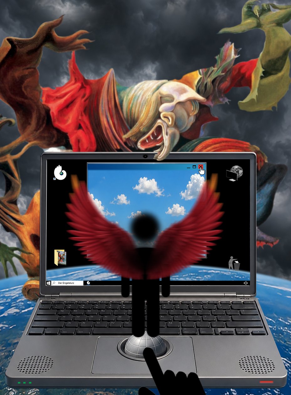 Engelssturz (aus der Serie WINDOWS) autorstwa Alexander Eibach