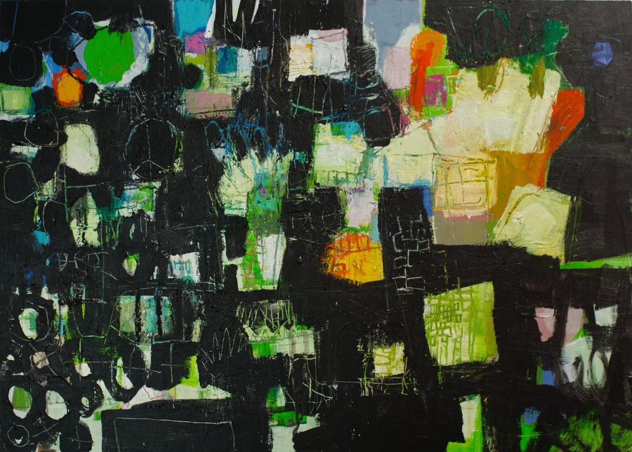 Black Abstraction 1 autorstwa OBOSHI