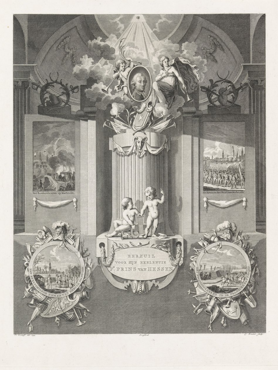 Jacques de Guise, Kroniki Hainaut, frontyspis autorstwa 1793 Cornelis
