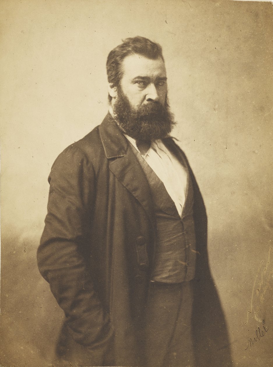 Jean-François Millet, 1856-58 (odbitki z solonego papieru ze szklanych negatywów) autorstwa Nadar