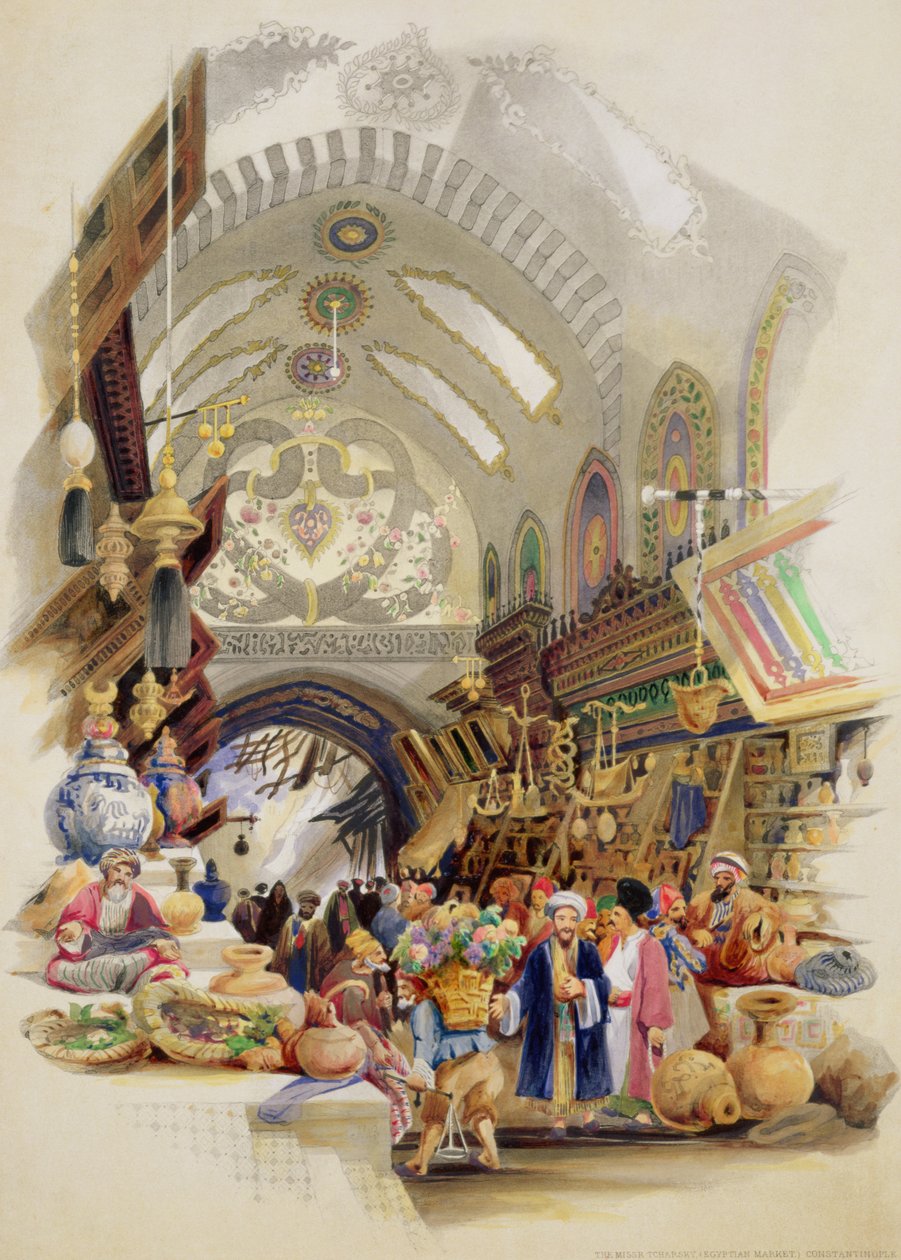 Missr Tcharsky, czyli Targ Egipski, w Konstantynopolu autorstwa A. Margaretta Burr