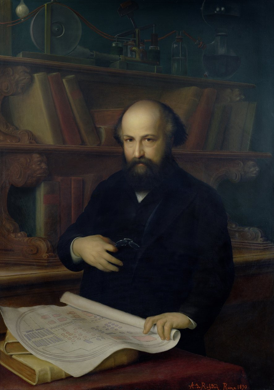 Ludwig Mond (1839-1909) 1890 autorstwa A. Rohden