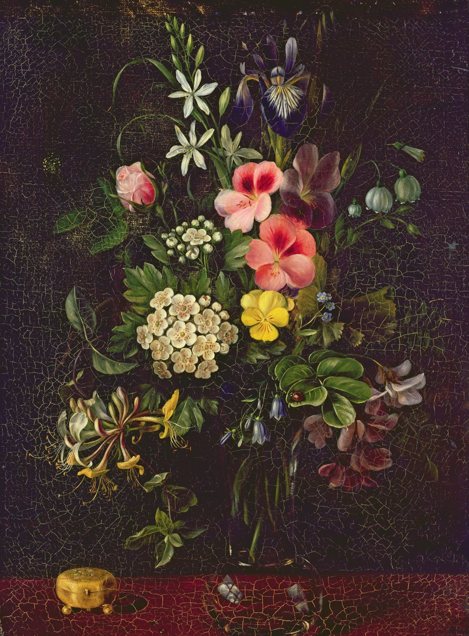 Wazon z kwiatami, 1775 autorstwa A. Viedebant