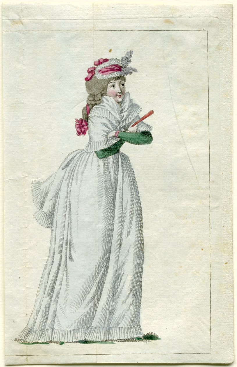 Dziennik Mody i Smaku, 20 lipca 1792, zeszyt XV, pl. 2 autorstwa A.B. Duhamel (possibly)
