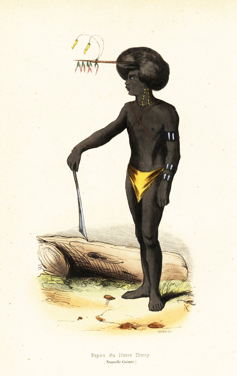 Papuas z portu Dory, Papua Zachodnia autorstwa AC AC