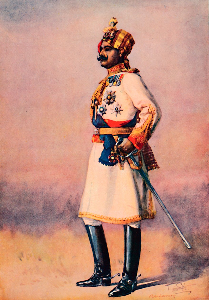 „Indyjski Maharadża”, 1913 autorstwa AC Lovett