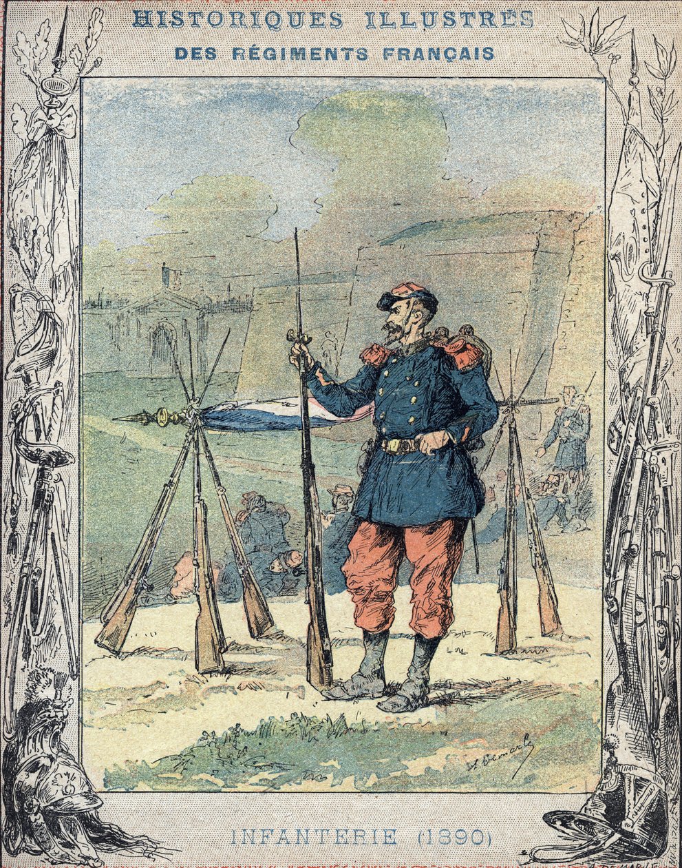 piechota francuska autorstwa A. Demarle
