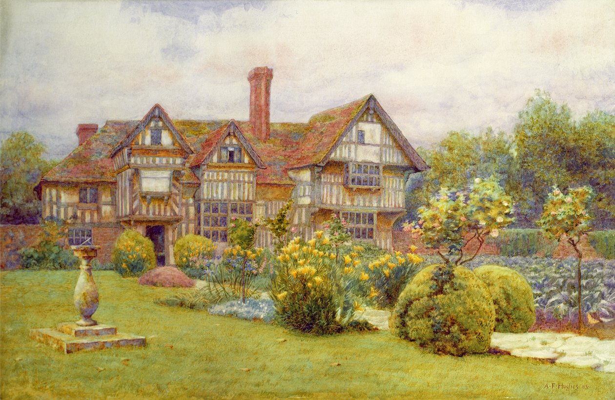 Rumwood Court, Langley, niedaleko Maidstone autorstwa A. Foord Hughes