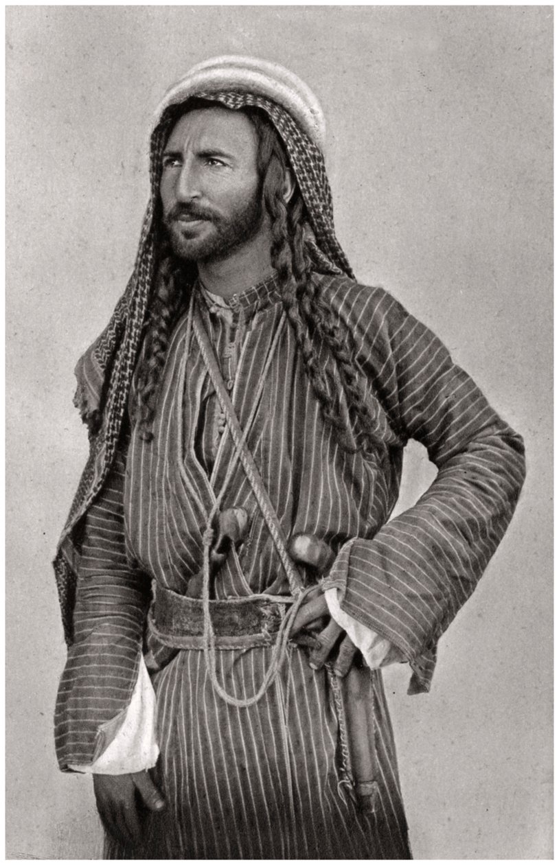 Beduin z pustyni, Irak, 1925 autorstwa A. Kerim