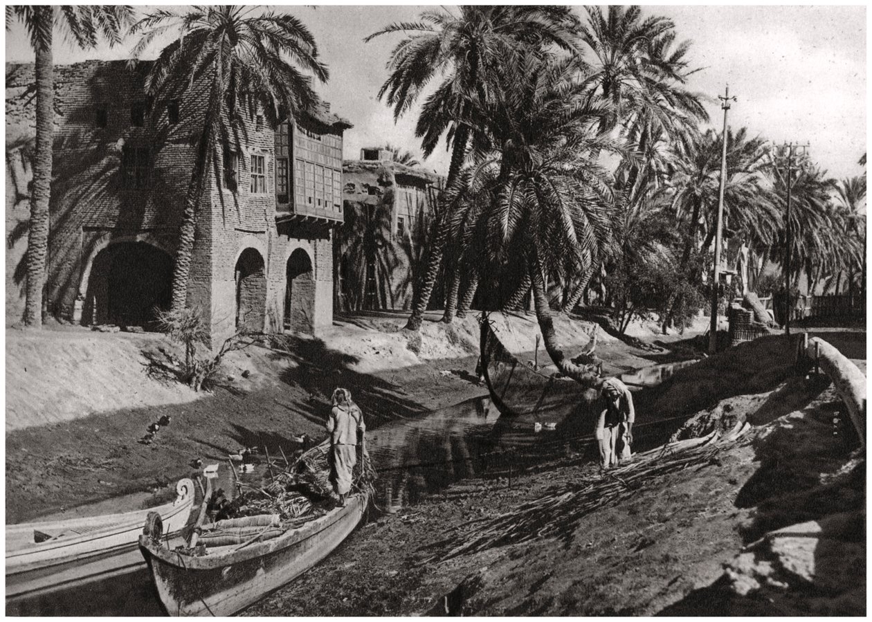 Serai Creek, Basra, Irak, 1925 autorstwa A. Kerim