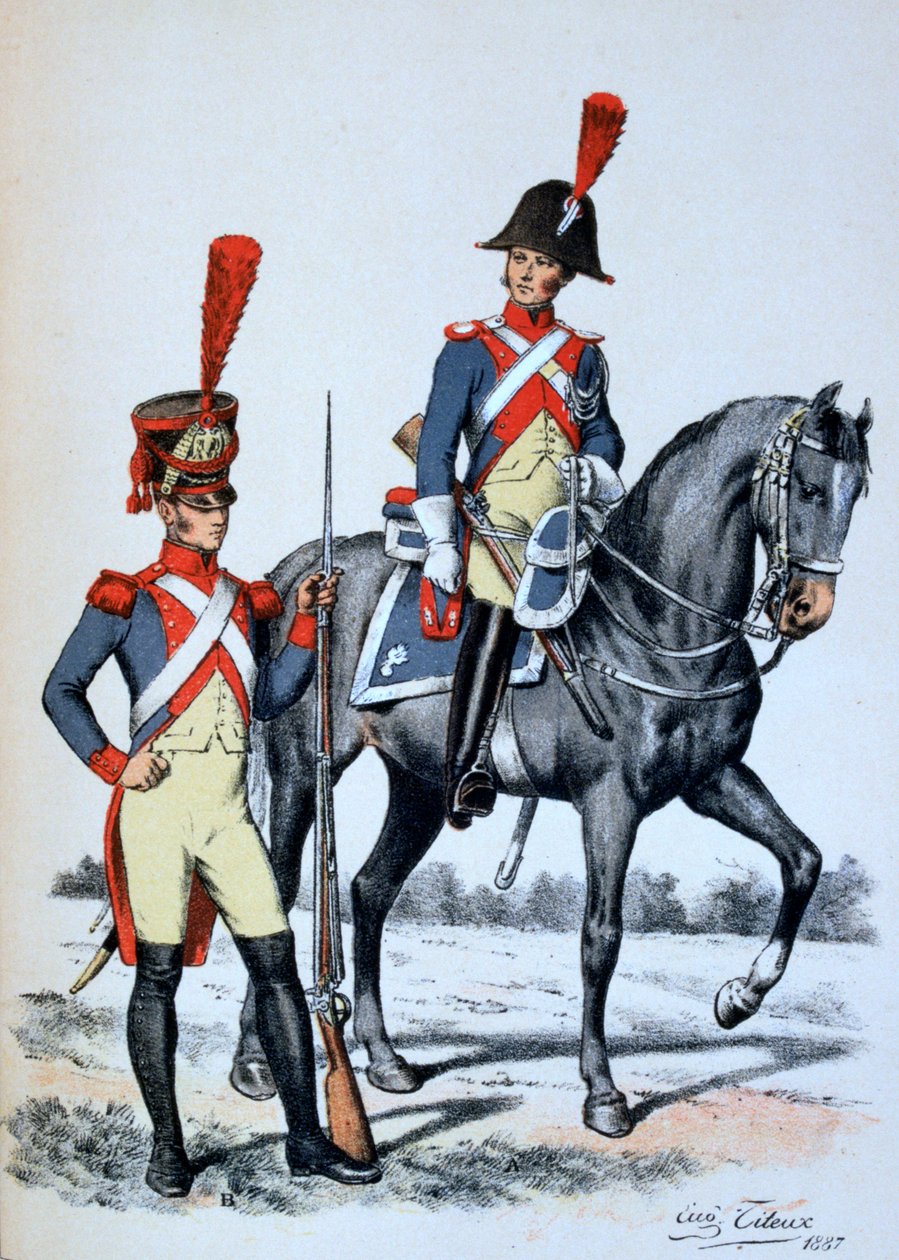 Żandarmeria Cesarska w Paryżu, 1813 1887 autorstwa A. Lemercier