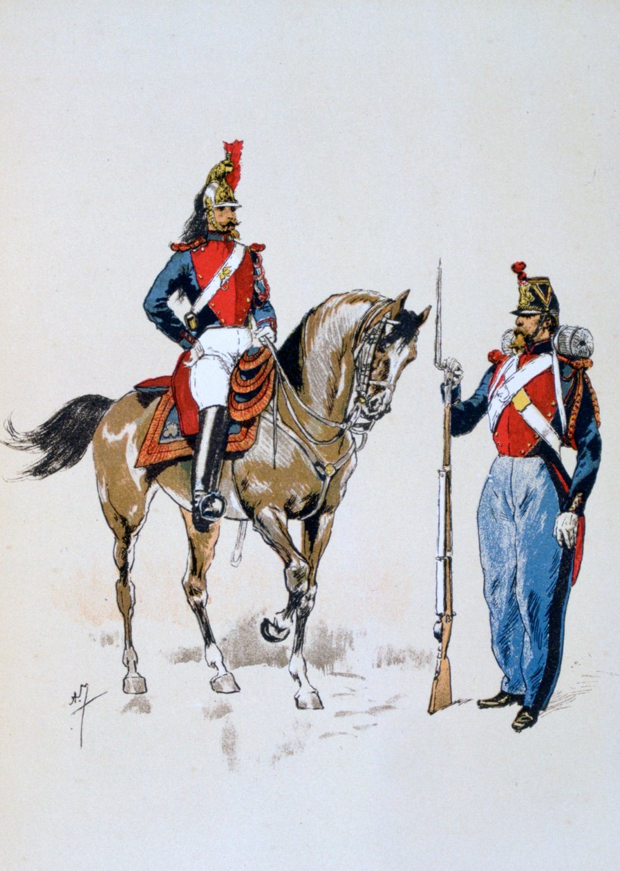 Gwardia Paryska, 11 grudnia 1852 - 10 września 1870 1887 autorstwa A. Lemercier