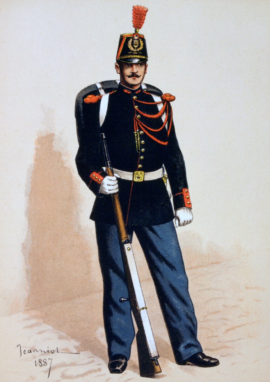 Gwardia Republikańska, 1871 1887 autorstwa A. Lemercier