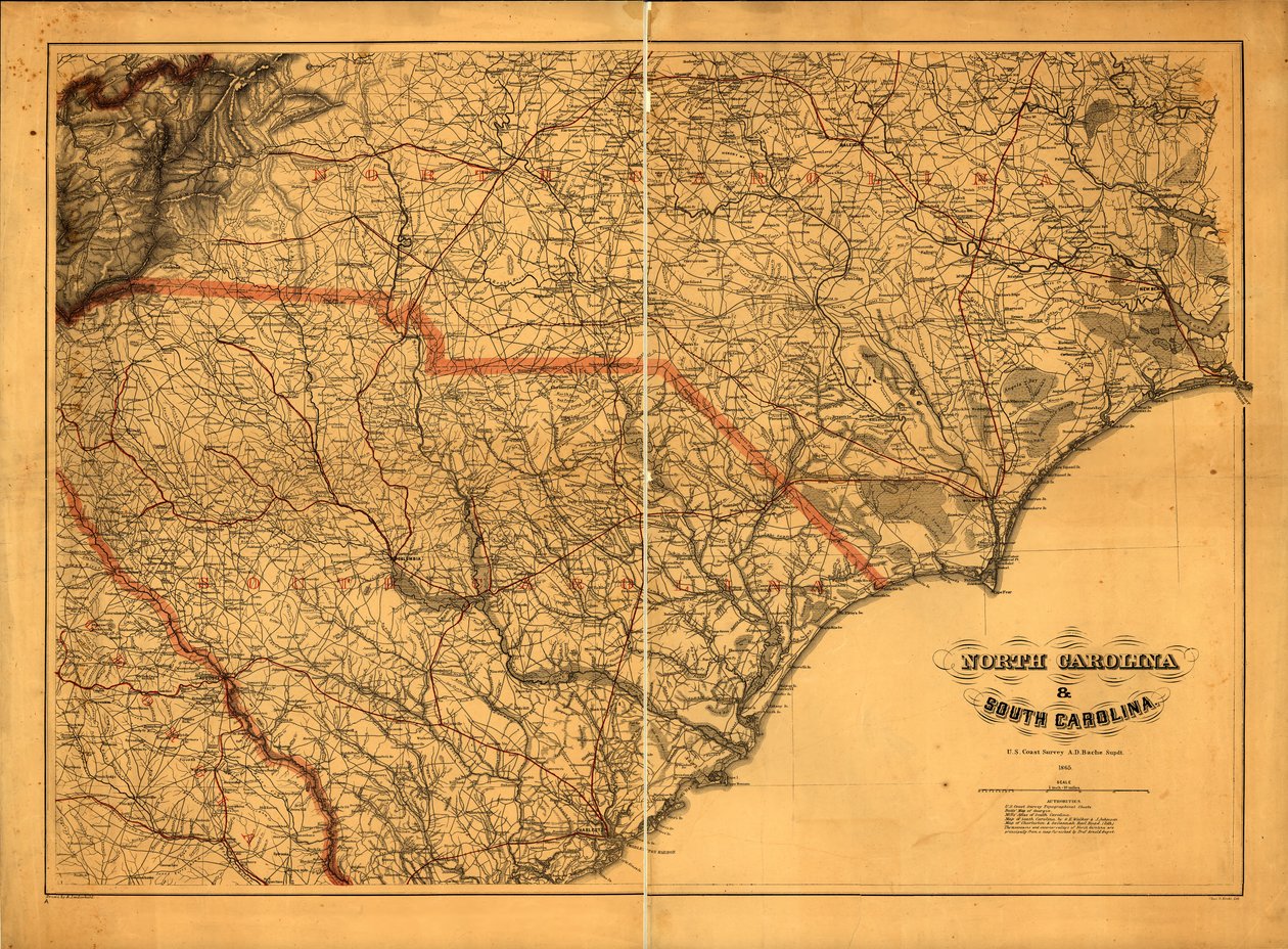 633 600. LC Civil War Maps (wyd. 2), 305a.4 Mapa ogólna. Uprawnienia użyte do stworzenia mapy są wymienione poniżej tytułu. Nazwy stanów, granice i linie kolejowe są nadrukowane na czerwono. Opis zaczerpnięty z opublikowanej bibliografii. Dostępne również  autorstwa A. Lindenkohl