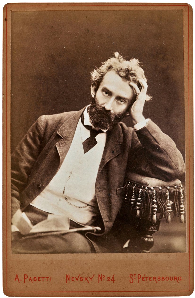 Portret Mikołaja Miklouho-Maclaya (1846-1888) - Nikolai Miklouho-Maclai - etnolog ukraińsko-rosyjski, antropolog i biolog. Studio fotograficzne A. Pasetti Państwowy Skansen Spasskoye-Lutovinovo autorstwa A. Pasetti Photo Studio