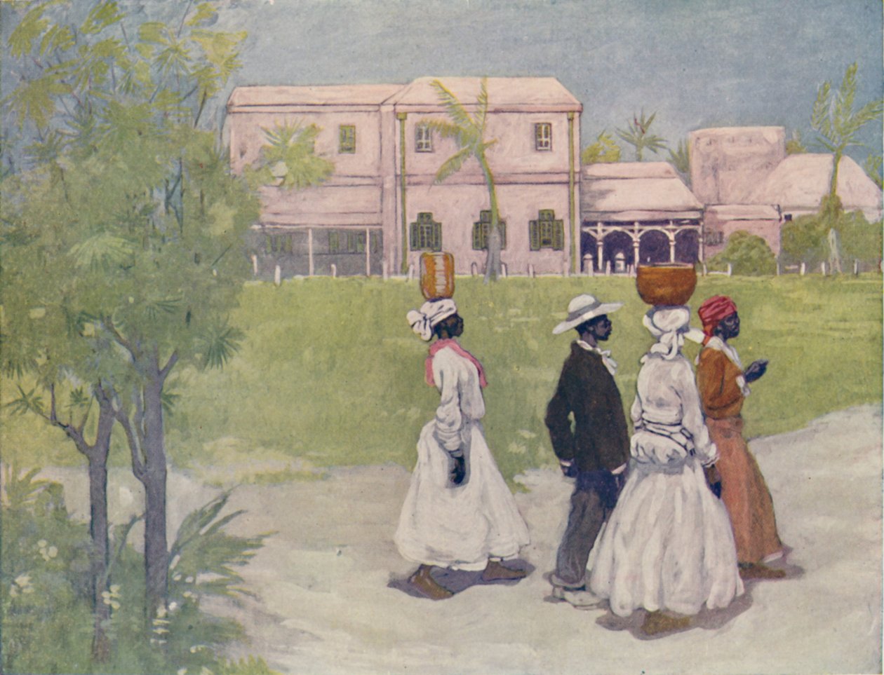 Czarny idzie do pracy, Barbados, 1916 autorstwa A. S. Forrest