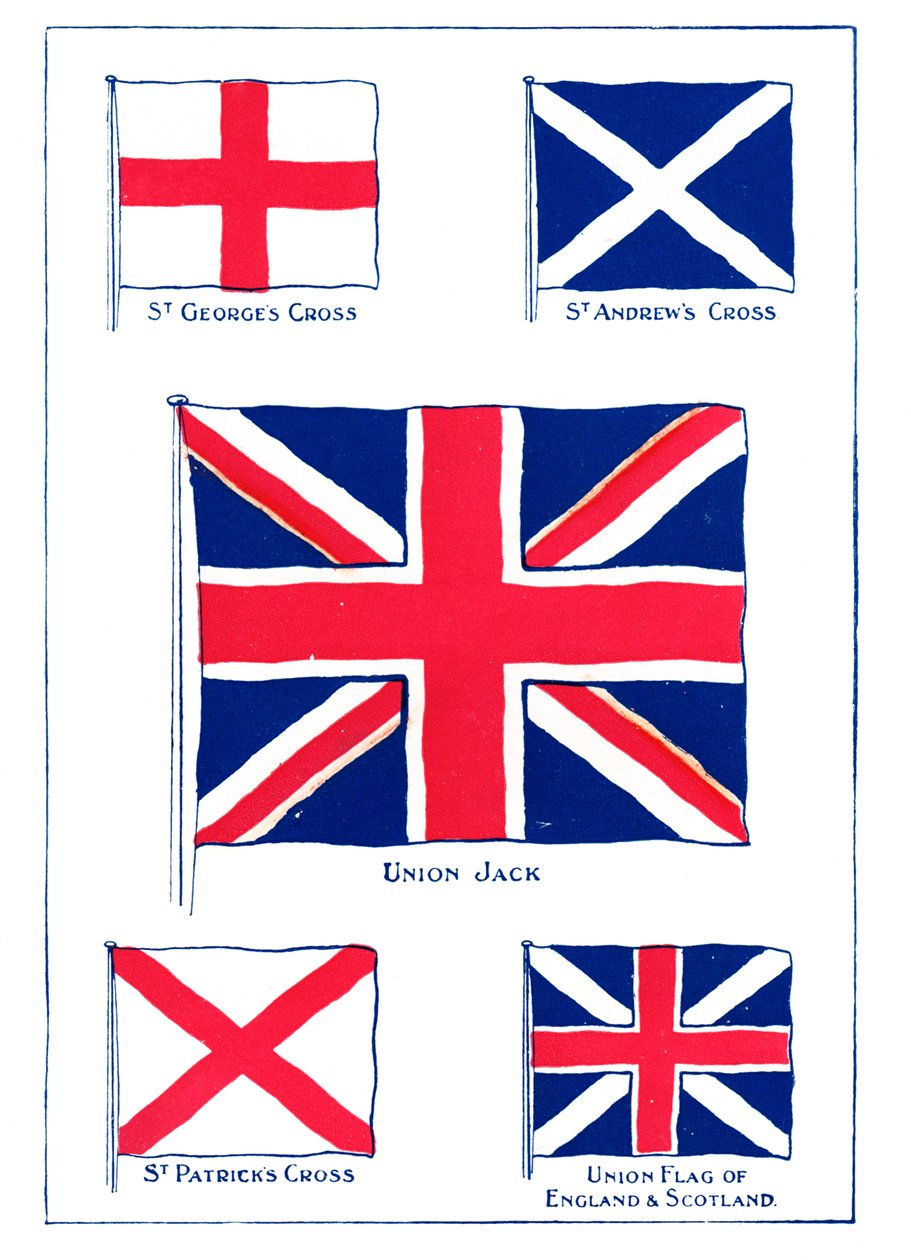 Jak powstał Union Jack, 1905. autorstwa A. S. Forrest