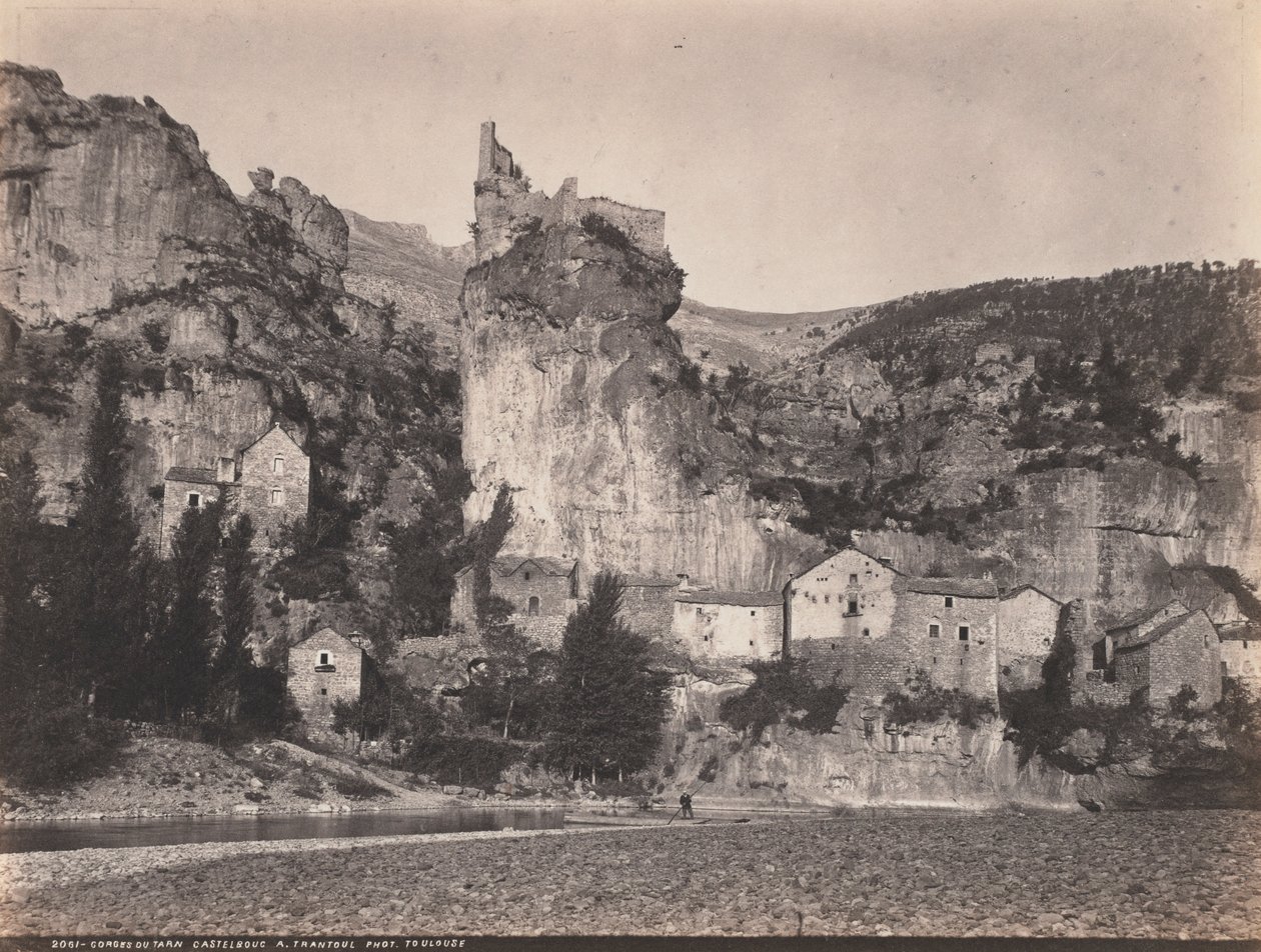 Wąwozy Du Tarn Castelbouc, lata 70. XIX wieku. autorstwa A. Trantoul