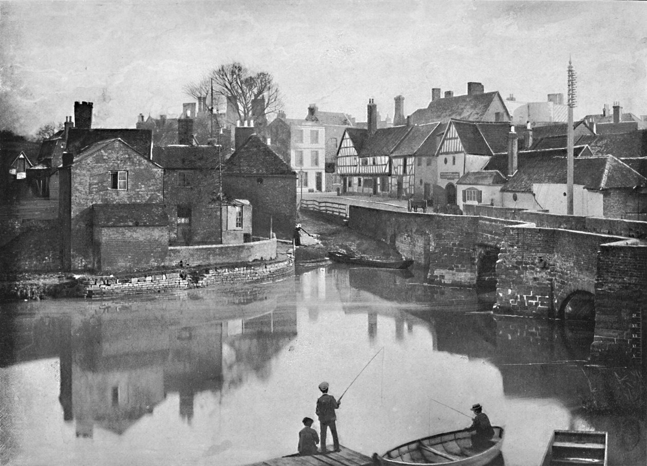 Tewkesbury, ok. 1896 r. autorstwa A. W. Allard