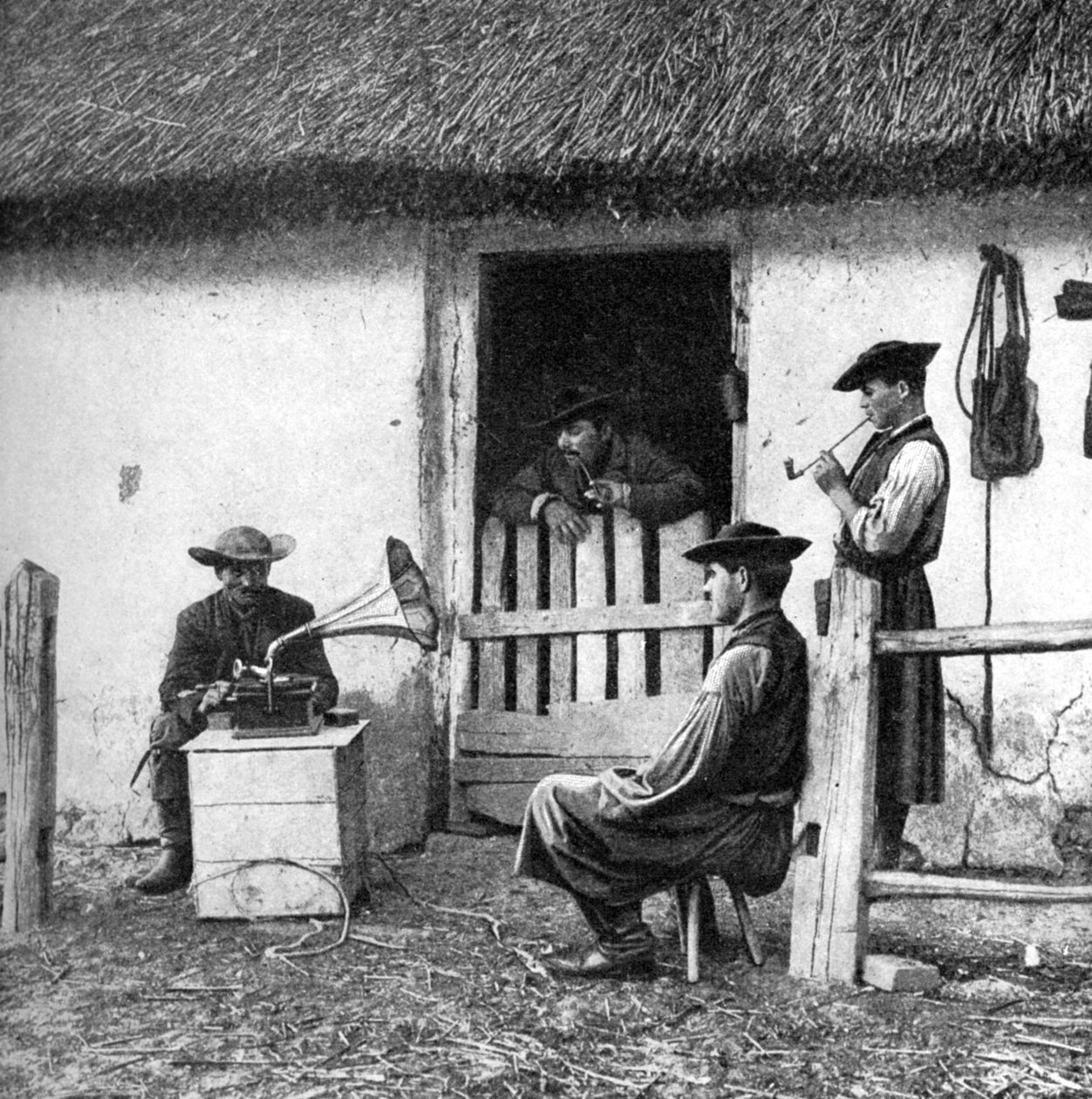 Czas wolny dla pasterzy, Węgry, 1922. autorstwa A. W. Cutler