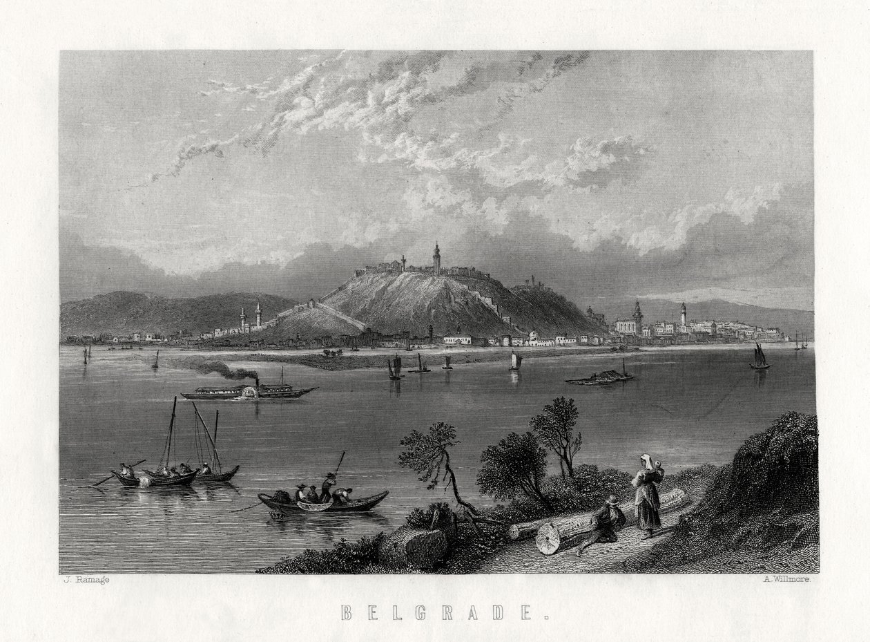 Belgrad, 1883 r. autorstwa A. Willmore