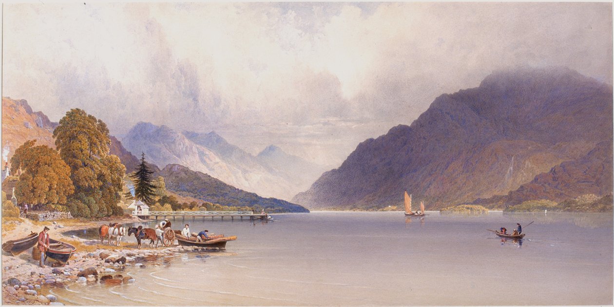 Molo w Luss, Loch Lomond (kolor nadwozia) autorstwa Aaron Edwin Penley