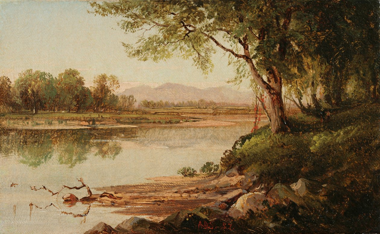 Wzdłuż Saco, 1857 autorstwa Aaron Draper Shattuck